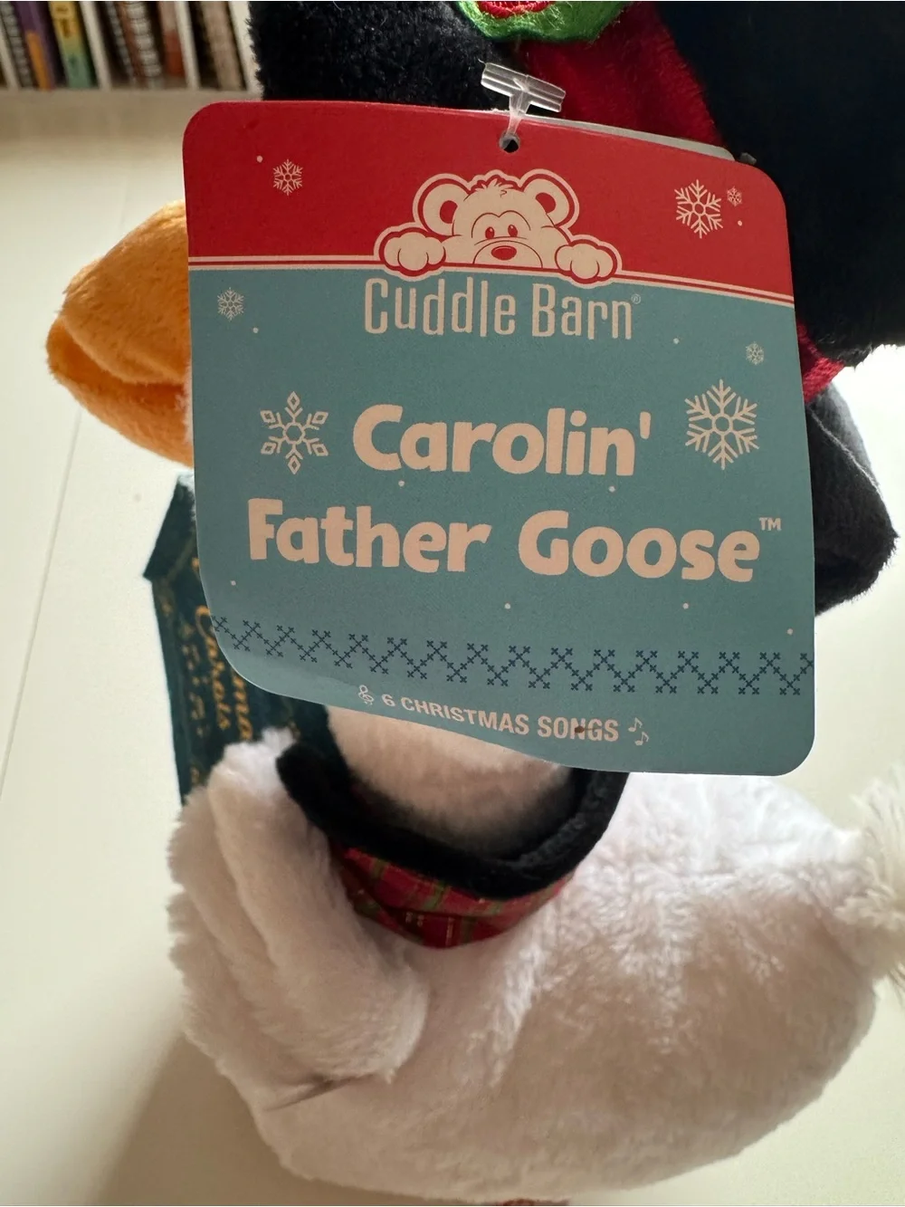 Cuddle Barn carolin father goose 6 songs fully works plush